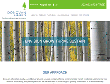 Tablet Screenshot of denvertrees.com
